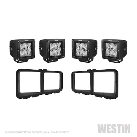 Westin Outlaw/Pro-Mod Bumper Light Kit Square 58-9915
